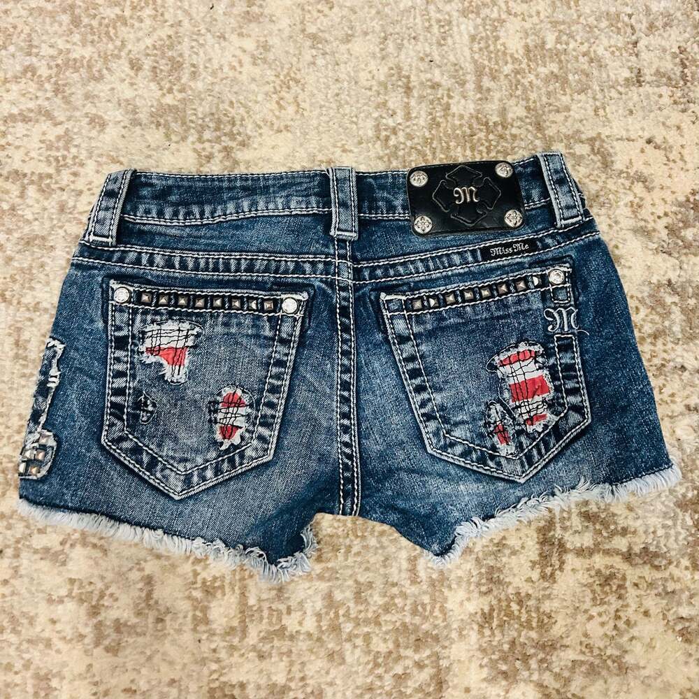 Buckle Miss Me Jeans "Destroyed Stars & - Picture 3 of 11